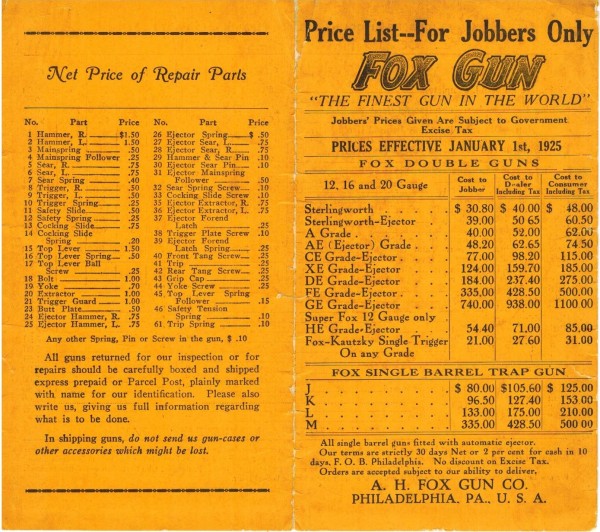 January 1st, 1925, Price List front.jpeg