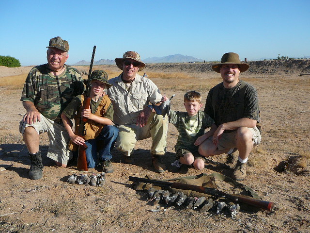 12 ga. XE with Mourning and Whitewing Dove