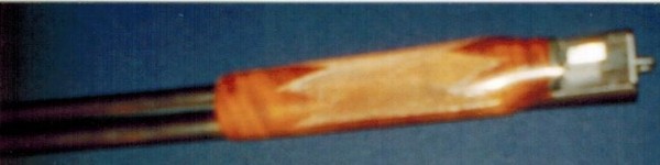 Extra set of barrels with beavertail forearm fitted by Savage in 1969