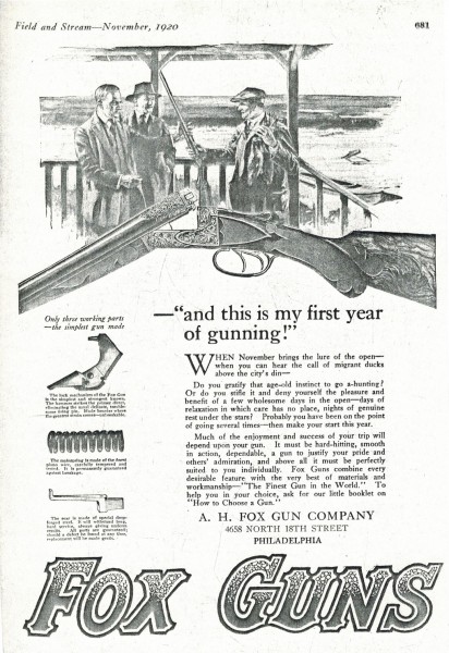 November 1920, Field and Stream