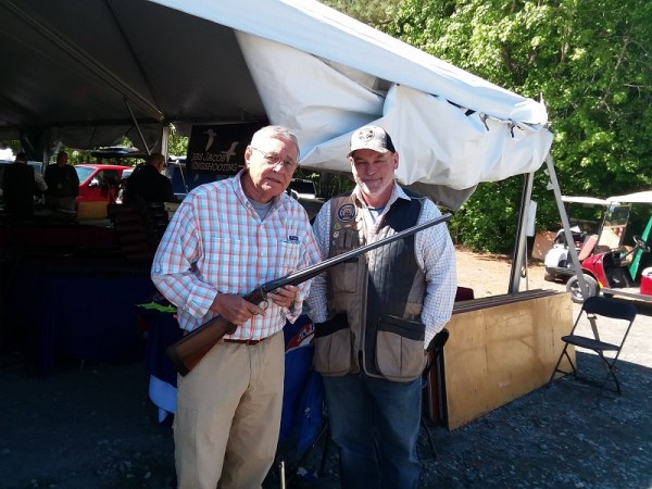 Member Paul Plunkett with the gentleman who brought in the 20 ga. CE