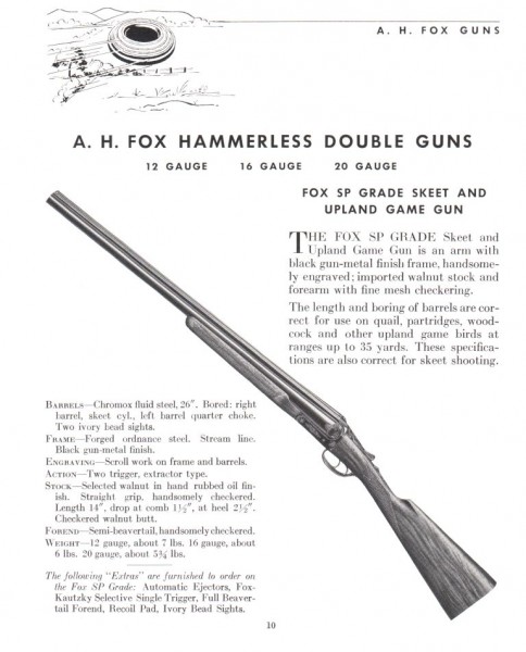 SP Grade Skeet & Upland Game Gun 1935 retail catalogue.jpg (96.7 KiB) Viewed 2542 times 1935 catalog