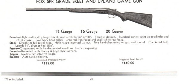 1936 Wholesale illustrated price list