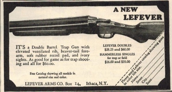 Field & Stream, April 1930, New Double Barrel Trap Gun.jpeg (214.56 KiB) Viewed 6466 times Lefever Ad, April 1930, Field & Stream