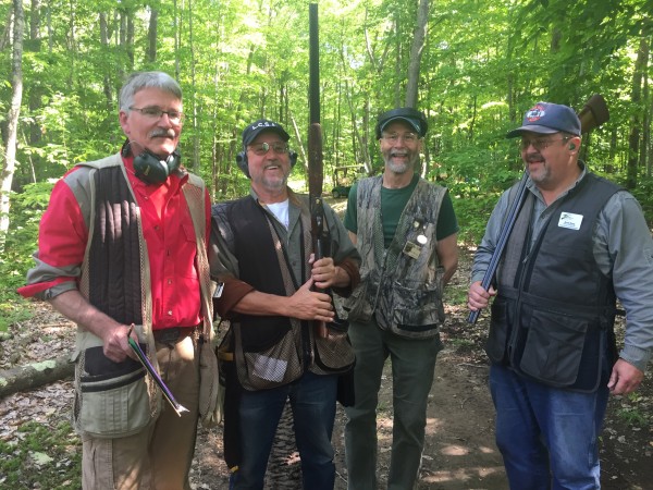 Up on the hill...small gauge course with Harold, Kenny Alan and Brett