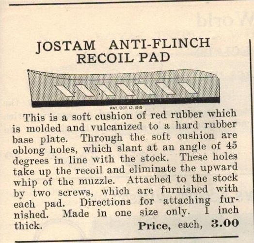 Jostam Anti-Flinch Recoil Pad H & D Folsom circa 1916.jpg
