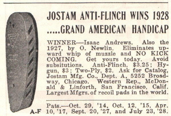 Jostam Anti-Flinch, American Rifleman January 1929.jpg