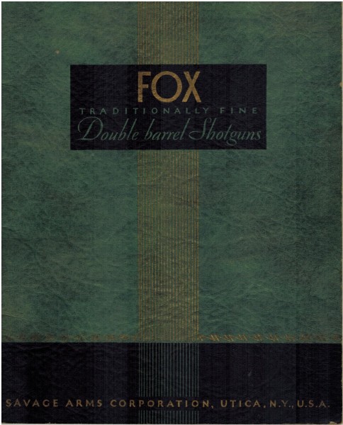 1935 A.H. Fox Catalog cover