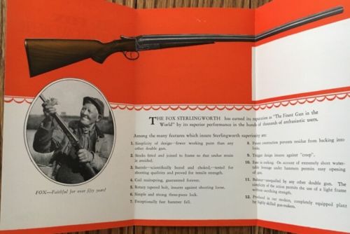 Fox-Sterlingworth Folder no price