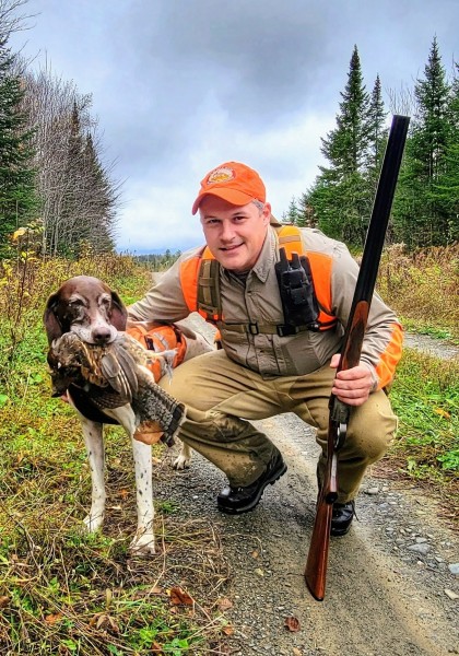 A special one as Bella worked this bird for my Buddy Pete and I.  I knocked it down on round 2 while Pete looked in astonishment.